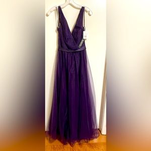 New Vera Wang Purple Dress